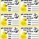 Free Cruise Duck Tags Template