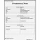 Free Downloadable Promissory Note Template
