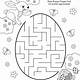 Free Easter Maze Printables