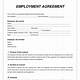 Free Employment Contract Template Word
