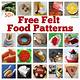 Free Felt Food Patterns