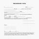 Free Fillable Promissory Note Template