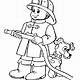 Free Fireman Coloring Pages