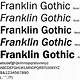 Free Font Franklin Gothic