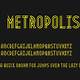 Free Font Metropolis