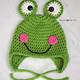 Free Frog Hat Crochet Pattern