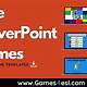 Free Game Templates For Powerpoint