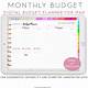 Free Goodnotes Budget Template