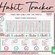 Free Habit Tracker Template Google Sheets