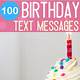 Free Happy Birthday Text Messages