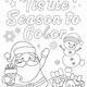Free Holiday Coloring Pages