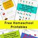Free Home Education Printables