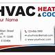 Free Hvac Business Card Templates