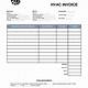 Free Hvac Invoice Template