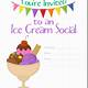 Free Ice Cream Social Template