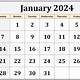 Free January 2024 Calendar