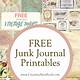 Free Junk Journal Printables