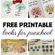 Free Kindergarten Books Printable