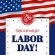 Free Labor Day Flyer Template