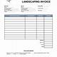 Free Landscaping Invoice Template