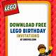 Free Lego Invitation Template