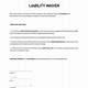 Free Liability Waiver Template