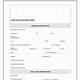 Free Loan Application Form Template