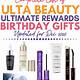 Free Makeup Birthday Gifts