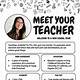 Free Meet The Teacher Template Google Docs