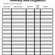 Free Monthly Bill Tracker Printable