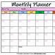 Free Monthly Planner Template