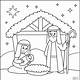Free Nativity Coloring Pages