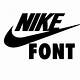 Free Nike Font