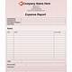 Free Online Expense Report Template