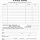 Free Order Form Template Printable