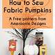 Free Pattern For Sewing Pumpkins