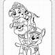 Free Paw Patrol Coloring Pages