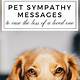 Free Pet Sympathy Ecards