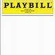Free Playbill Template Word
