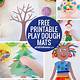 Free Playdough Mats Printable
