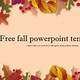 Free Powerpoint Templates Fall