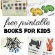 Free Printable Booklets