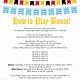 Free Printable Bunco Rules