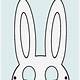 Free Printable Bunny Face Template