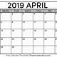 Free Printable Calendar April