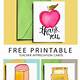Free Printable Cards For Teachers