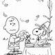 Free Printable Charlie Brown Thanksgiving Coloring Pages
