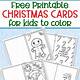 Free Printable Christmas Cards For Kids