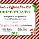 Free Printable Christmas Certificates