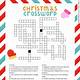 Free Printable Christmas Crossword